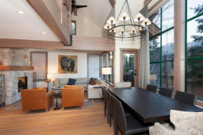 Northern Lights 27 | Luxe townhome with Private Hot Tub, Mountain Views & Media Den
